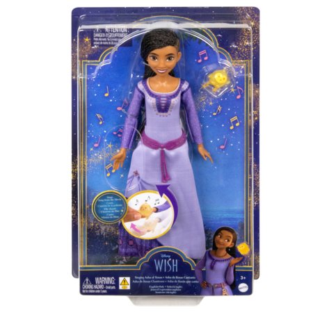 DISNEY WISH dainuojanti lėlė Asha, HPX26 