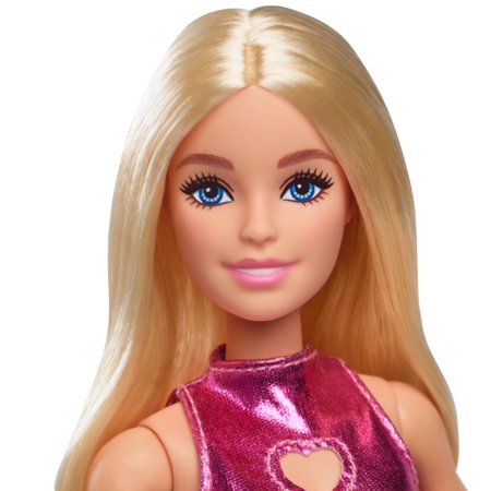 BARBIE madistė blizgančia rožine suknele, HYT88 