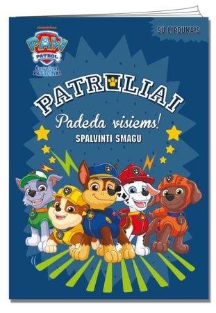 Šunyčiai Patruliai Spalvinti smagu, 9786090510247 