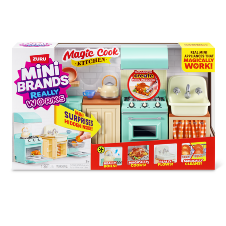 MINI BRANDS miniatiūrų rinkinys Magic Cook Kitchen, 77858 