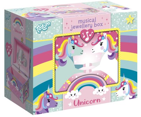 TOTUM Unicorn muzikinė papuošalų dėžutė, 072114 