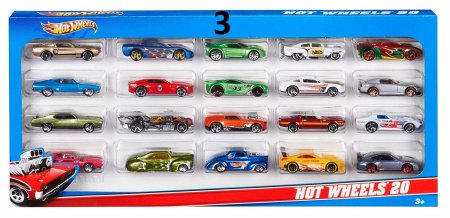 HOT WHEELS mašinų rinkinys, 20 vnt., asort., H7045 