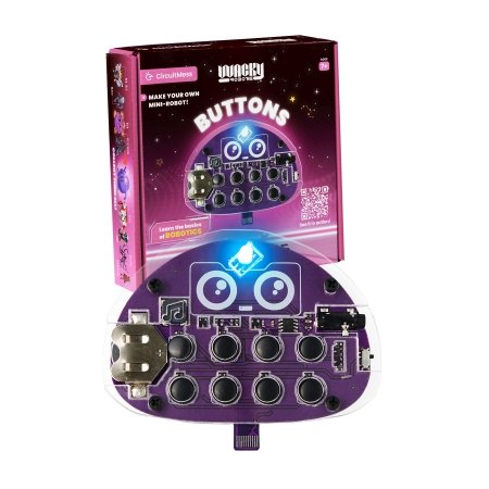 CIRCUITMESS Wacky Robot mokomasis STEM rinkinys Buttons, CM-SA-BUTTONS 