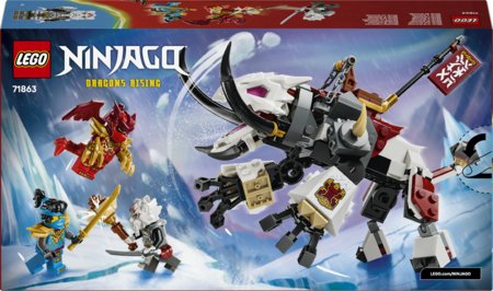 71863 LEGO® NINJAGO® Zilvar ir drakonas-pabaisa Grimtak 
