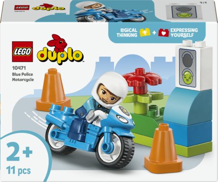 10471 LEGO® DUPLO® Town Mėlynas policijos motociklas 