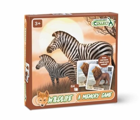 COLLECTA Atminties žaidimas - laukinis gyvenimas 64 vnt., 84238 