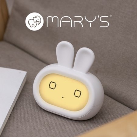 MARY'S laikrodis-žadintuvas RABBIT, Grey, MW20730 