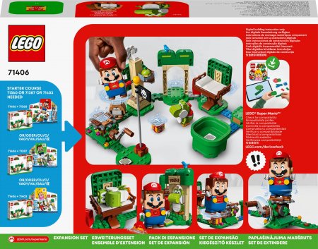 71406 LEGO® Super Mario Yoshi dovanų namelio papildomas rinkinys 71406