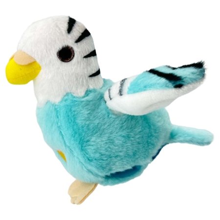 HAPPY YAPPERS interaktyvus pliušinis žaislas Mėlyna Banguota Papūgėlė, 9404 