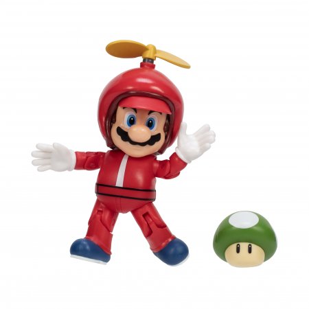 NINTENDO 4" Super Mario figūrėlė, asort., 408234-6 408234-6