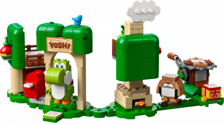 71406 LEGO® Super Mario Yoshi dovanų namelio papildomas rinkinys 71406