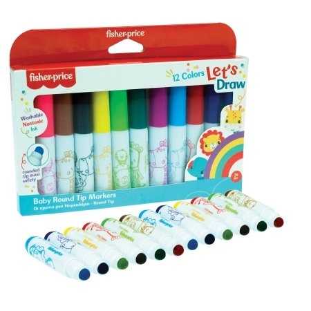 FISHER PRICE Žymekliai 12 vnt., 321-00006 