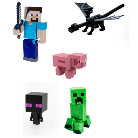 MINECRAFT mini figūrėlės asort., HJF78 