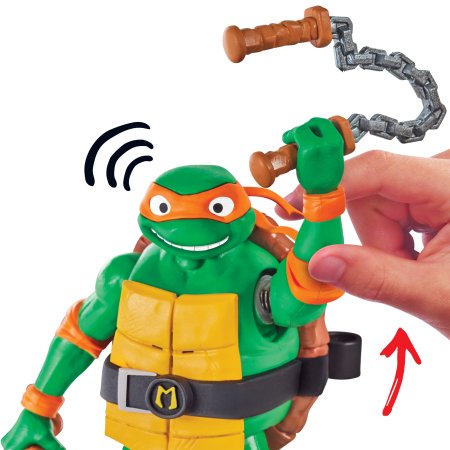 TMNT figūrėlė Ninja Shouts Michelangelo, 83353 83353