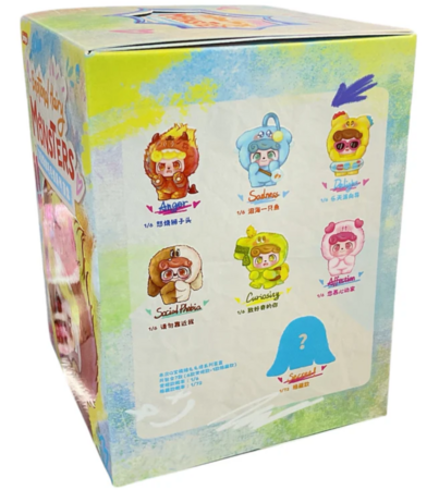 Q.KID kolekcinė figūrėlė Emotional Hairy Monsters, JO-2025025 