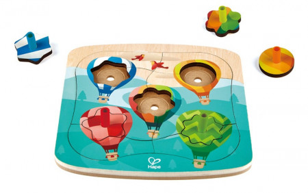 HAPE Dėlionė besisukantys oro balionai, E1623 E1623