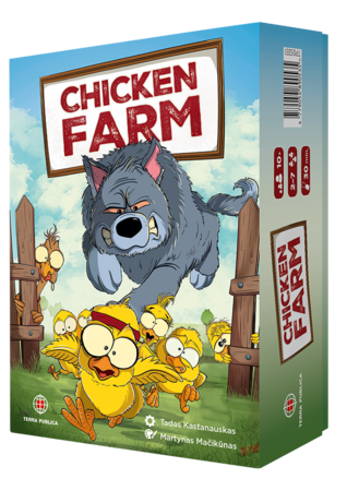 TERRA PUBLICA Stalo žaidimas Chicken farm, 4779054890535 