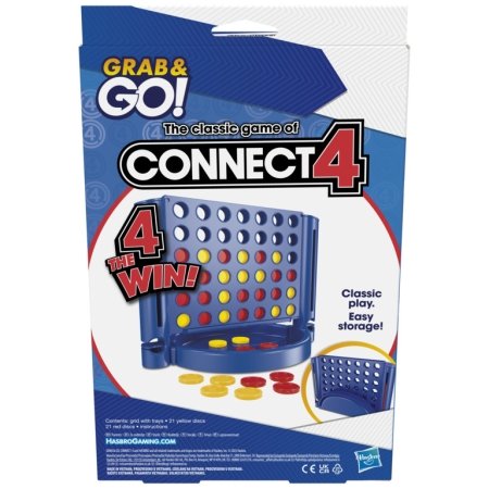 HASBRO GAMING kelionins žaidimas CONNECT 4, F825374A 