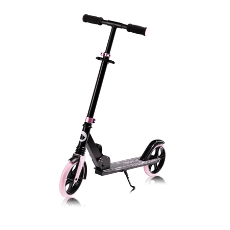 LIONELO sulankstomas paspirtukas LUCA, Black carbon pink, LO-LUCA 