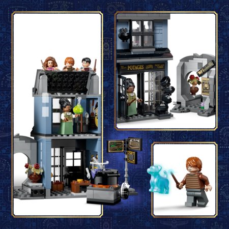 76471 LEGO® Harry Potter™ Mušeikų skersgatvio burtininkų parduotuvės 