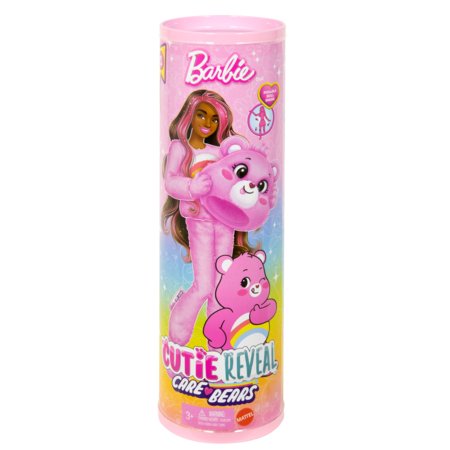 BARBIE Cutie Reveal Care Bears siurprizų rinkinys Cheer Bear, JCN95 