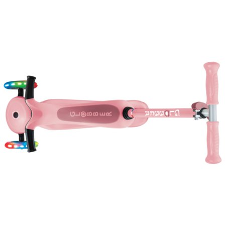 GLOBBER paspirtukas Go Up Deluxe Flash Lights, pastelinis rožinis, 748-710 