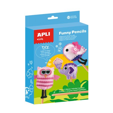 APLI KIDS siuvimo rinkinys Linksmi Pieštukai, APLI13813 Apli13813