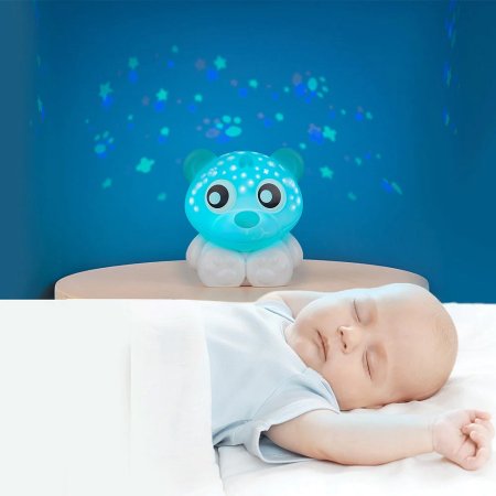 PLAYGRO naktinė lempa-projektorius Goodnight Bear, 0188118 