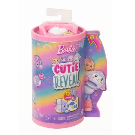 BARBIE Cutie Reveal lėlė Chelsea marškinėlių serija ėriukė, HKR18 HKR18