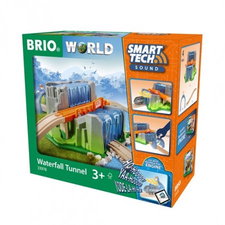 BRIO traukinio bėgių rinkinys Waterfall Tunnel, 33978 33978