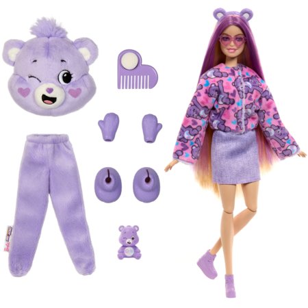 BARBIE Cutie Reveal Care Bears siurprizų rinkinys Share Bear, JCN94 