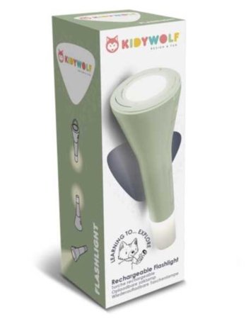 KIDYWOLF multifunkcinis žibintuvėlis, žalias, FLASHLIGHT-GR 