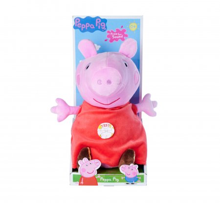 PEPPA PIG pliušinis žaislas Peppa su garsu, 22cm, 109261009 109261009