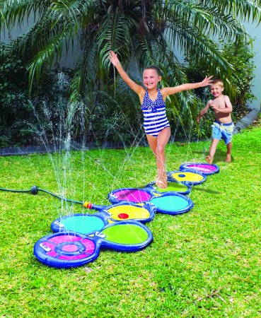 WAHU pripučiamas lauko žaidimas-vandens purkštukas Hop Skip 'N Splash, 919041.006 919041.006