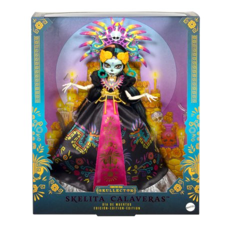 MONSTER HIGH Skullector kolekcinė lėlė – Dia De Muertos Skelita, JDR63 