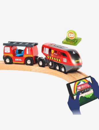 BRIO traukinio bėgių rinkinys Fire Rescue, 636004 
