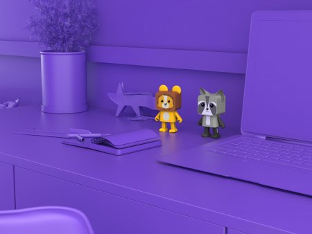 MOB DESIGN garsiakalbis Dancing Animal Raccoon, DA-22-02 DA-22-02