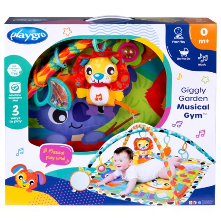 PLAYGRO muzikinis žaidimų kilimėlis Giggly Garden Musical Gym, 0189025 