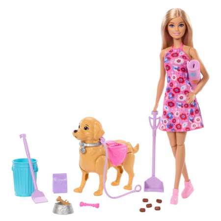 BARBIE Walk & Potty lėlės rinkinys, JJB46 