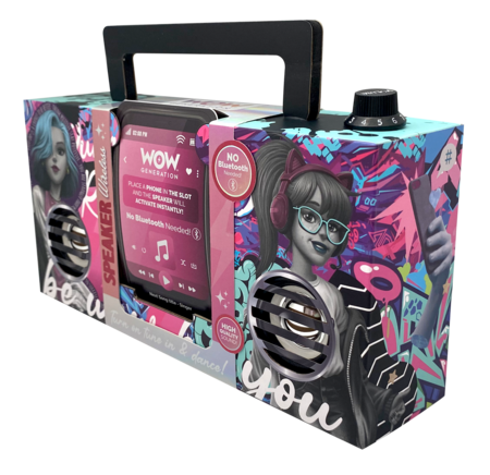 WOW GENERATION garso kolonėlė Wireless Sound Amplifier Speaker, WOW00122 
