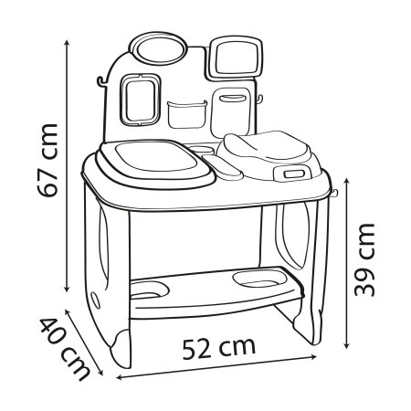 SMOBY žaislinis kūdikių priežiūros rinkinys, 7600240305 