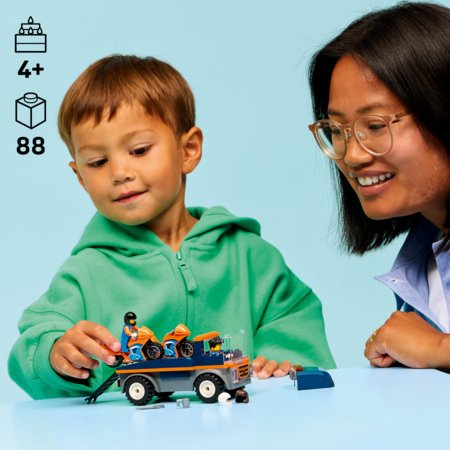 60491 LEGO® City motociklų transporteris 