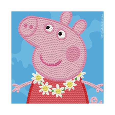 DIAMOND DOTS kūrybinis rinkinys piešimas deimantais Peppa Pig, DTZ10.010 DTZ10.010