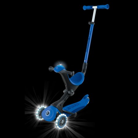 GLOBBER paspirtukas Go Up Deluxe Lights, tamsiai mėlynas, 748-600 