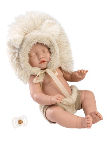 LLORENS lėlė MINI BABY BOY LION, 63203 