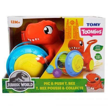 TOMY stumdukas Pic & Push T-Rex, E73254 E73254