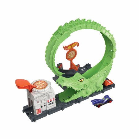 HOT WHEELS City Nemesis Gator Pizza Shop, HKX39 HKX39