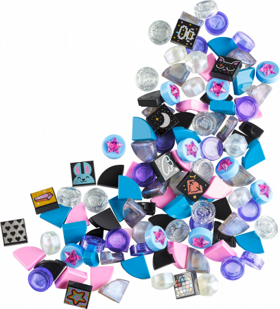 41803 LEGO® DOTS Papildomų DOTS 8 serija – blizgučiai ir žvilgesys 41803