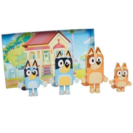 BLUEY Medinės personažų figurėlės, 254C 