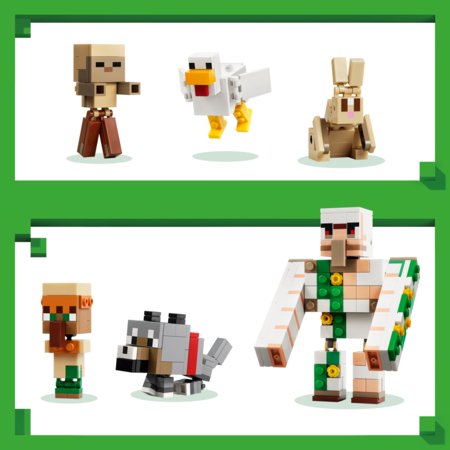 21592 LEGO® Minecraft® Vištų raitelis ir užpuolimas dykumoje 